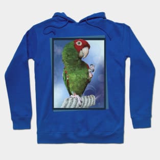 Red-masked Parakeet Hoodie